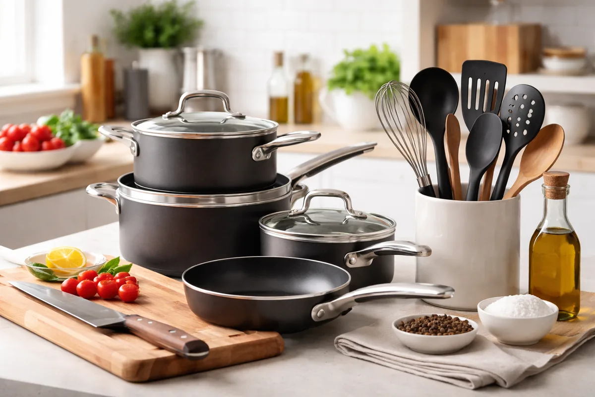 Cómo elegir los mejores utensilios de cocina para principiantes
